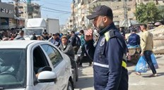 عمل شرطة المرور والنجدة في المحافظة الوسطى 