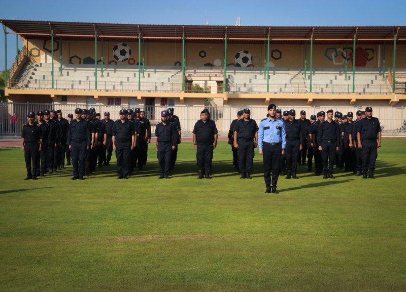 طابور أركان مركزي لشرطة محافظة غزة