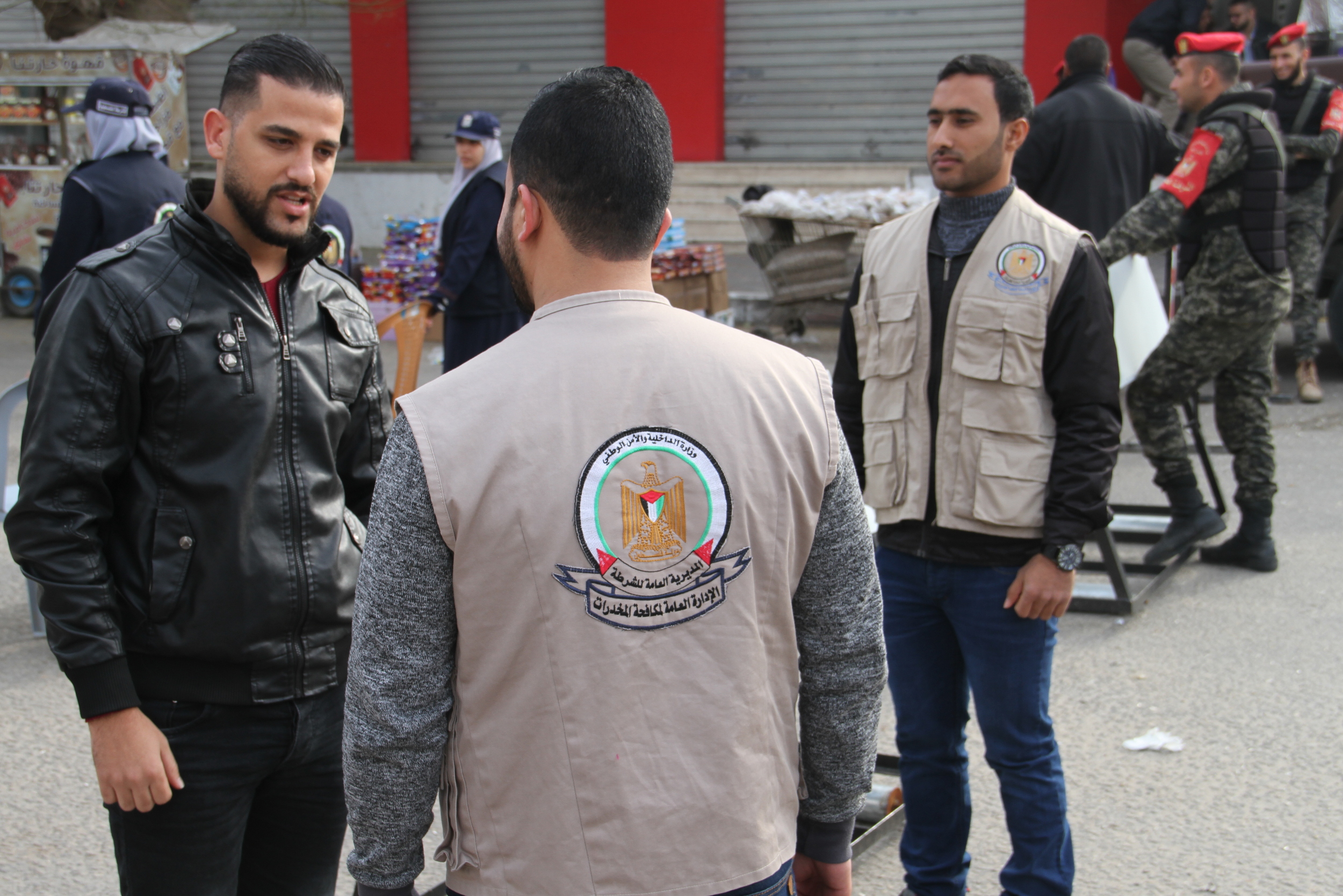 تأمين مهرجان انطلاقة حركة حماس في ساحة الكتيبة بغزة