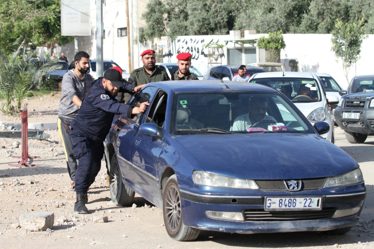 إعادة انتشار الأجهزة الشرطية والأمنية بمحافظات قطاع غزة