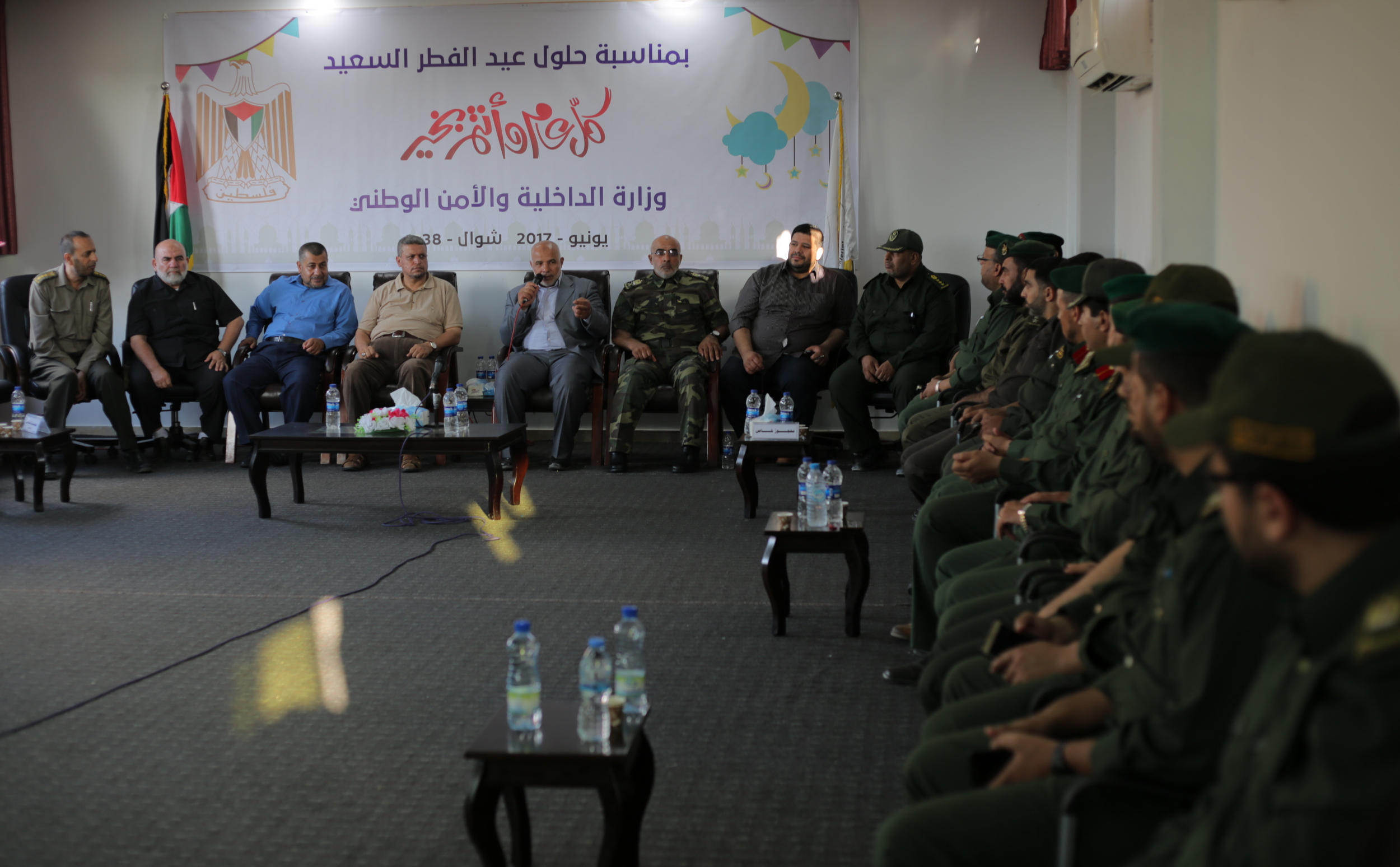 قيادة الداخلية تستقبل معايدة الأجهزة الأمنية والإدارات المركزية