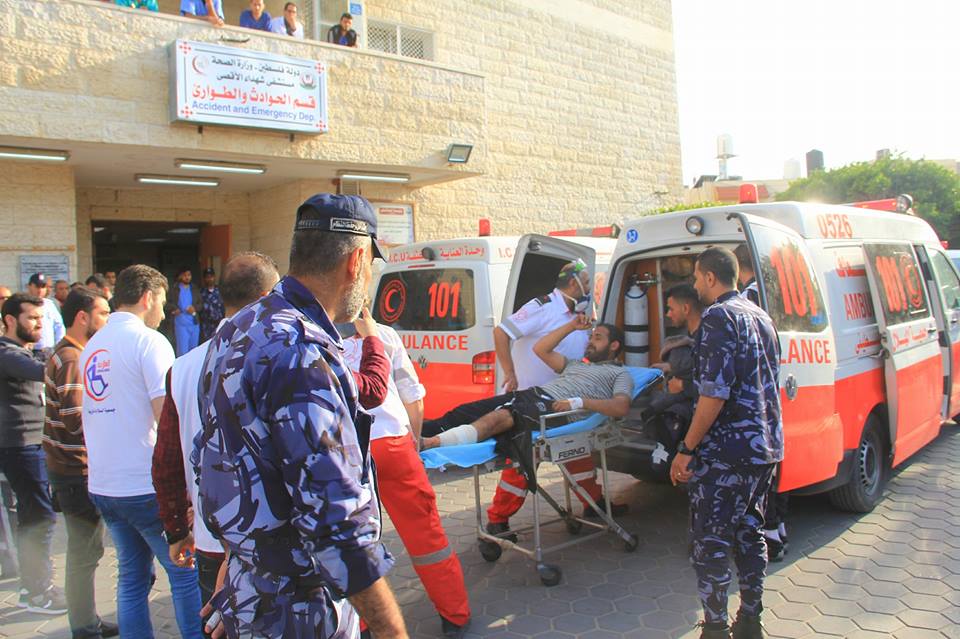 الداخلية في الميدان - الجمعة الخامسة من " مسيرات العودة الكبرى "