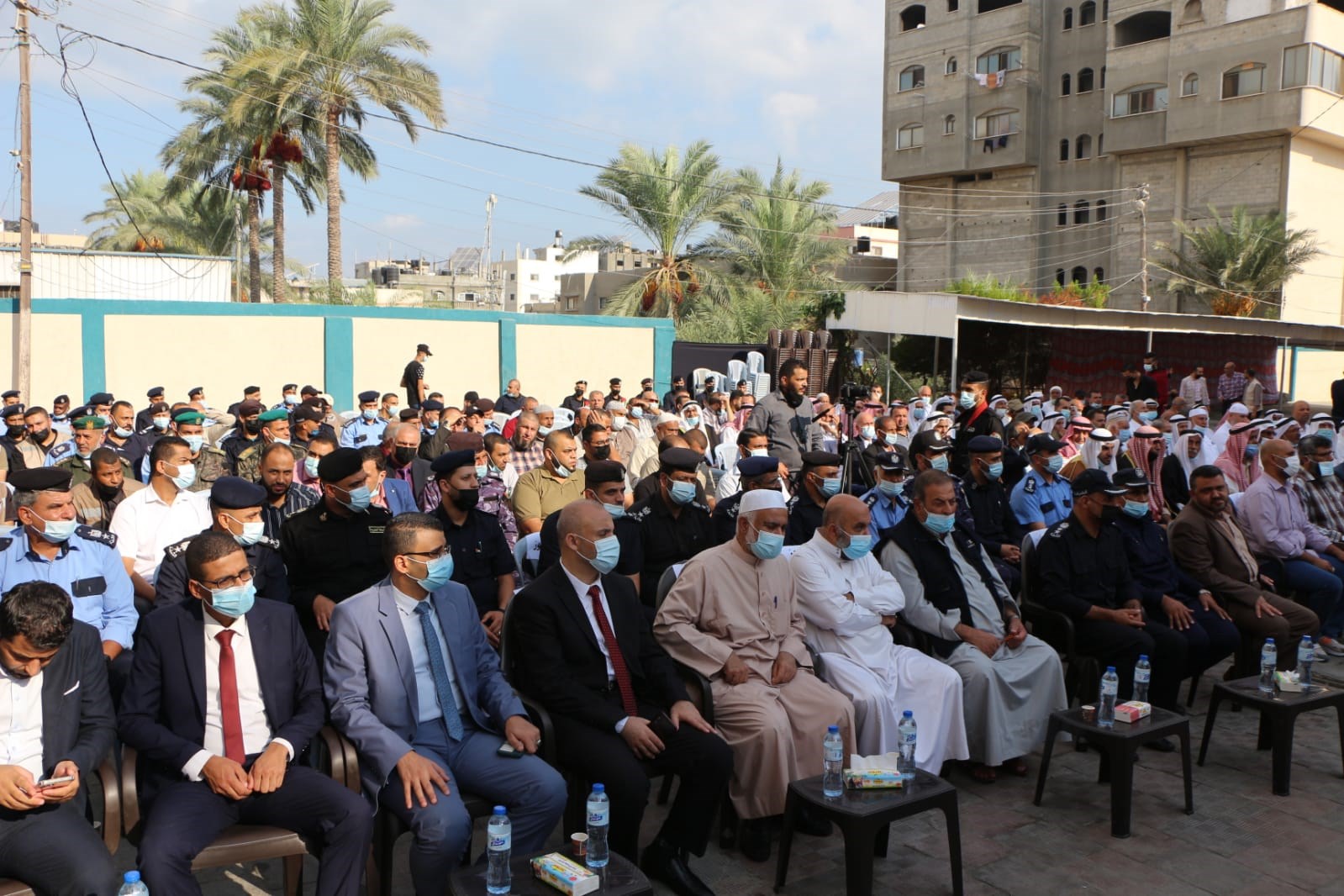 قيادة الشرطة تفتتح مركز "دير البلح" بعد إعادة ترميمه