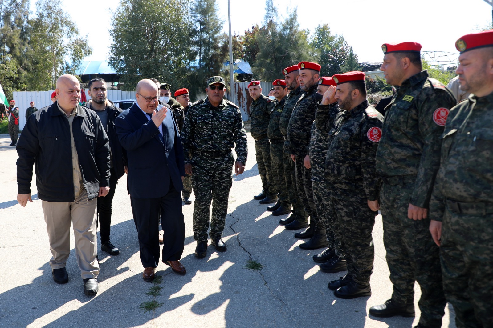 الشرطة العسكرية تنظم طابور أركان مركزي لمنتسبيها