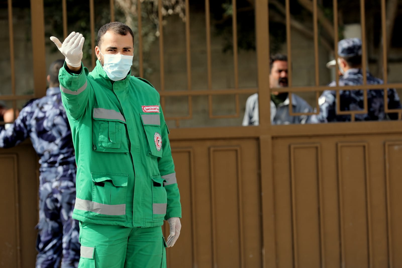 تأمين أجهزة وزارة الداخلية لمراكز الحجر الصحي الاحترازي في غزة