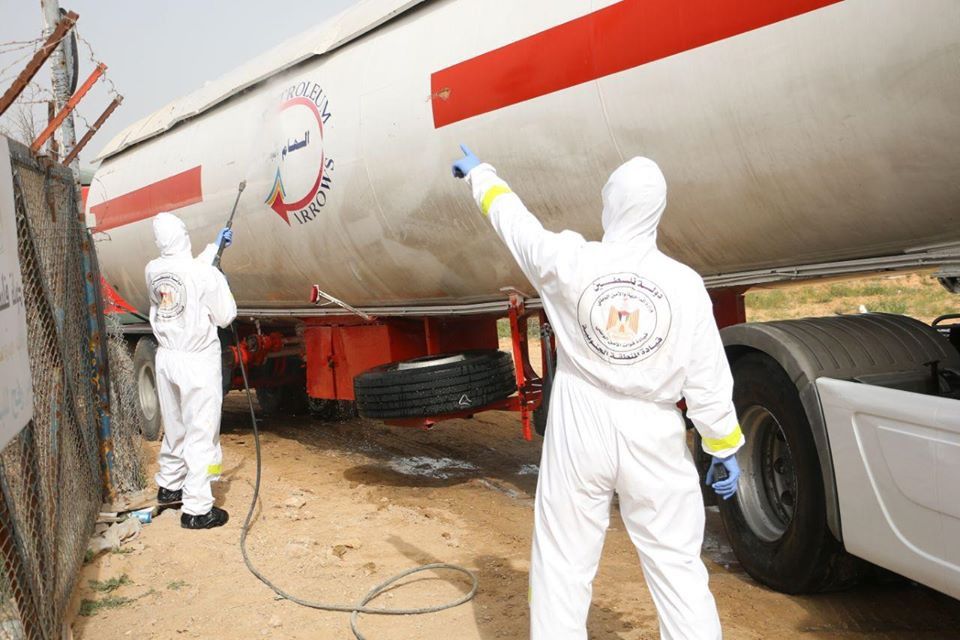 إجراءات الوقاية والسلامة في المعابر التجارية