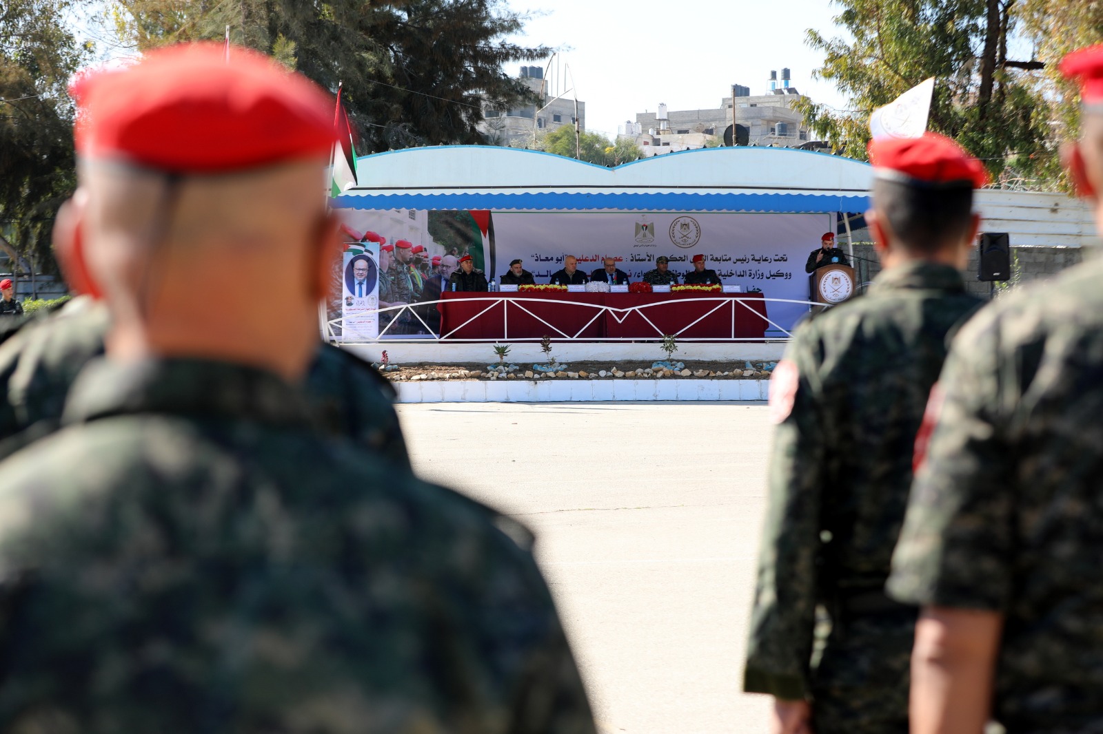 الشرطة العسكرية تنظم طابور أركان مركزي لمنتسبيها