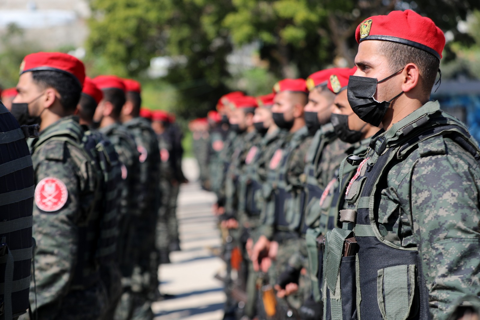 الشرطة العسكرية تنظم طابور أركان مركزي لمنتسبيها