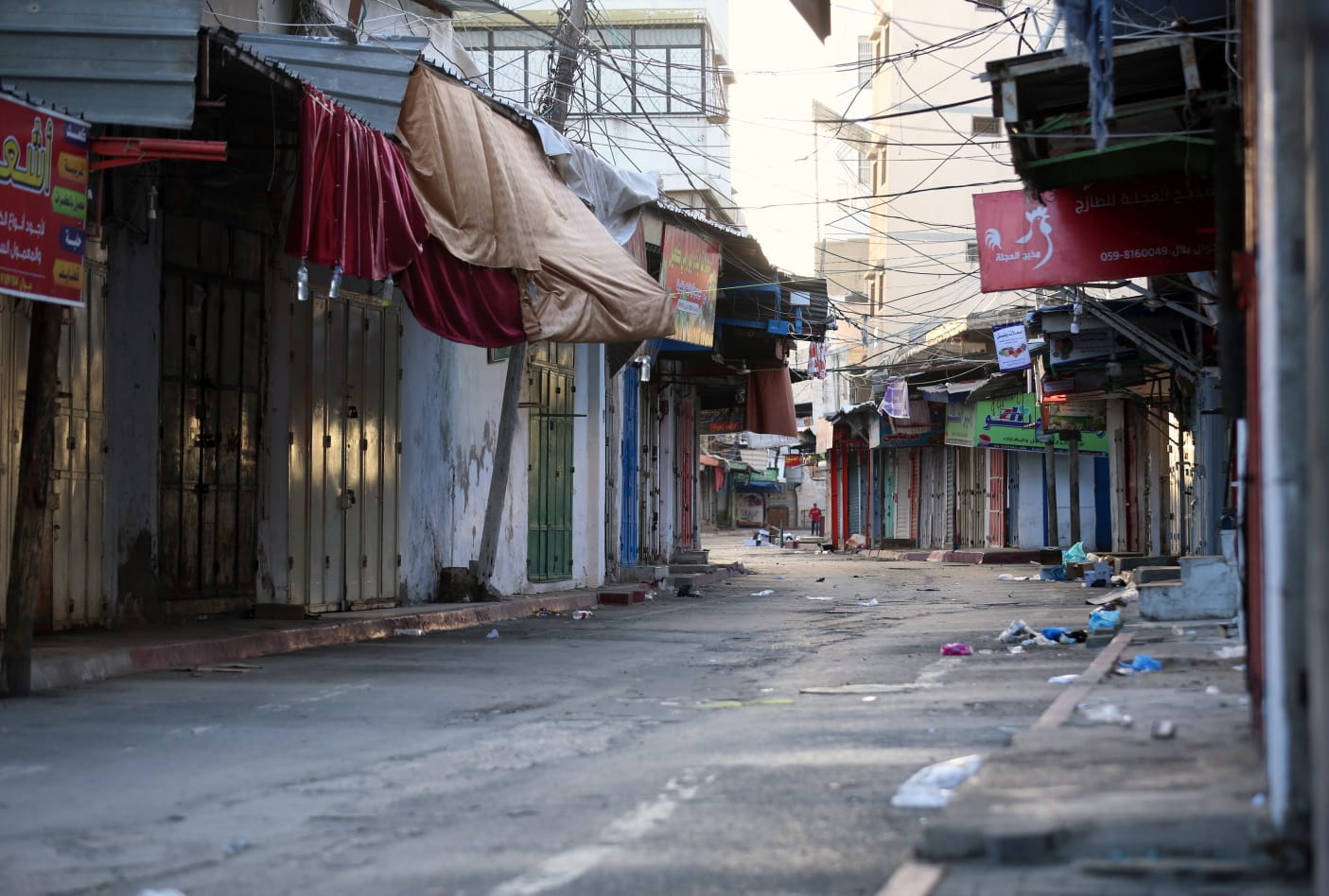 سريان الإغلاق الشامل وحظر التجوال في قطاع غزة  