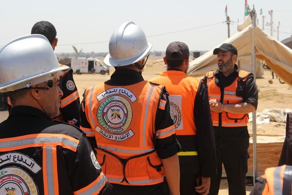 انتشار الأجهزة الأمنية والشرطية والخدماتية لدعم وإسناد مليونية "العودة" في ذكرى النكبة