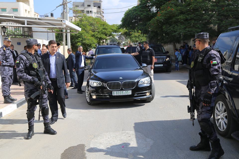 الأجهزة الأمنية تؤمن جولة رئيس الوزراء في غزة