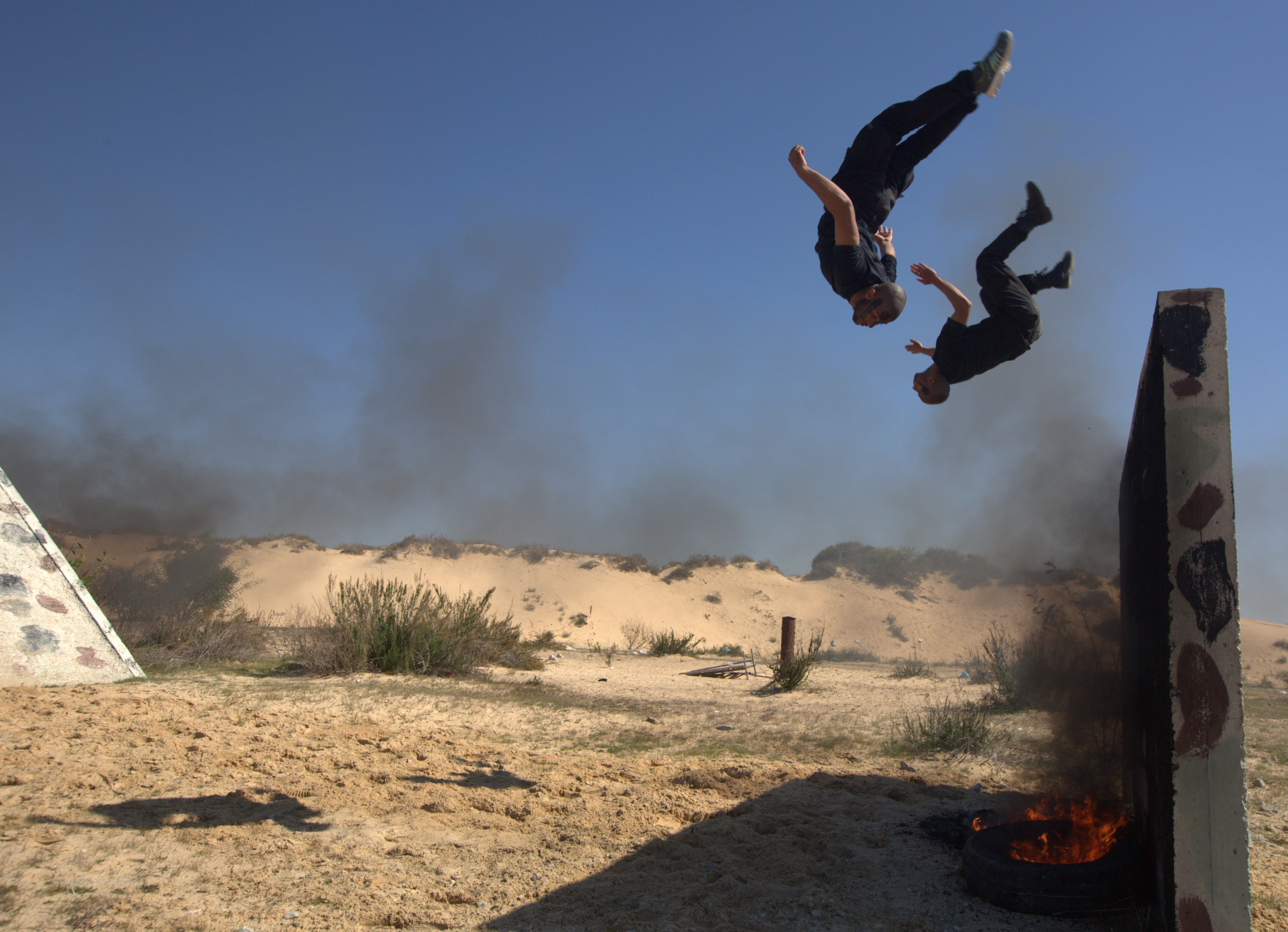 تدريبات ميـدانية لدورة المستجدين "الخاصة بوظائف الأفراد"