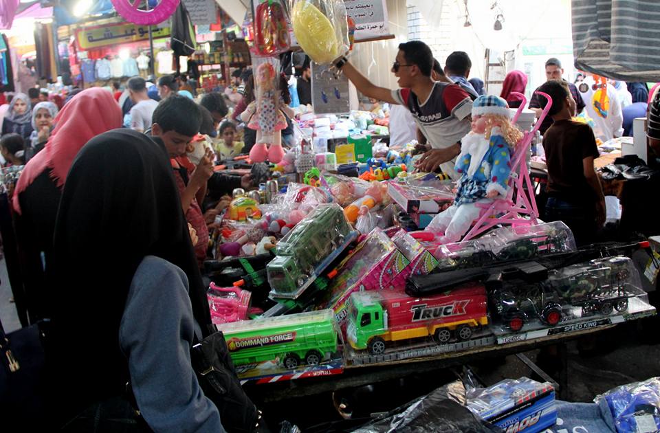  أجواء استقبال المواطنين في غزةلعيد الأضحى المبارك