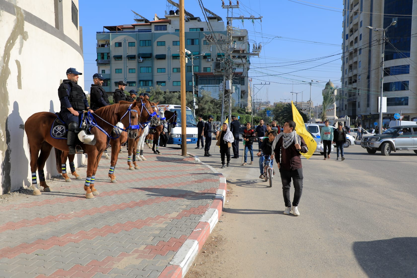 أجهزة "الداخلية" تؤمن مهرجان إحيـاء ذكرى رحيل الرئيس "عرفات