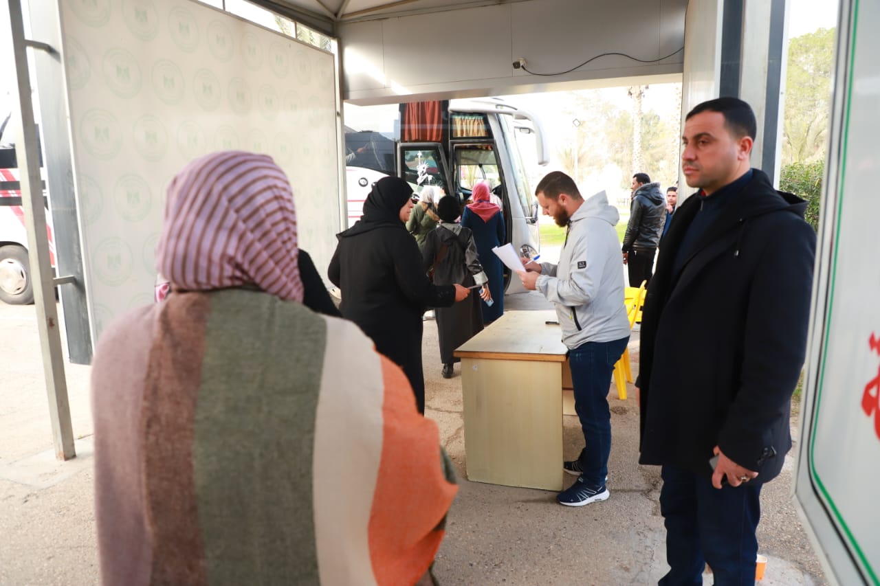 أطقم "المعابر" تُسهل مغادرة الفوج السابع من المعتمرين