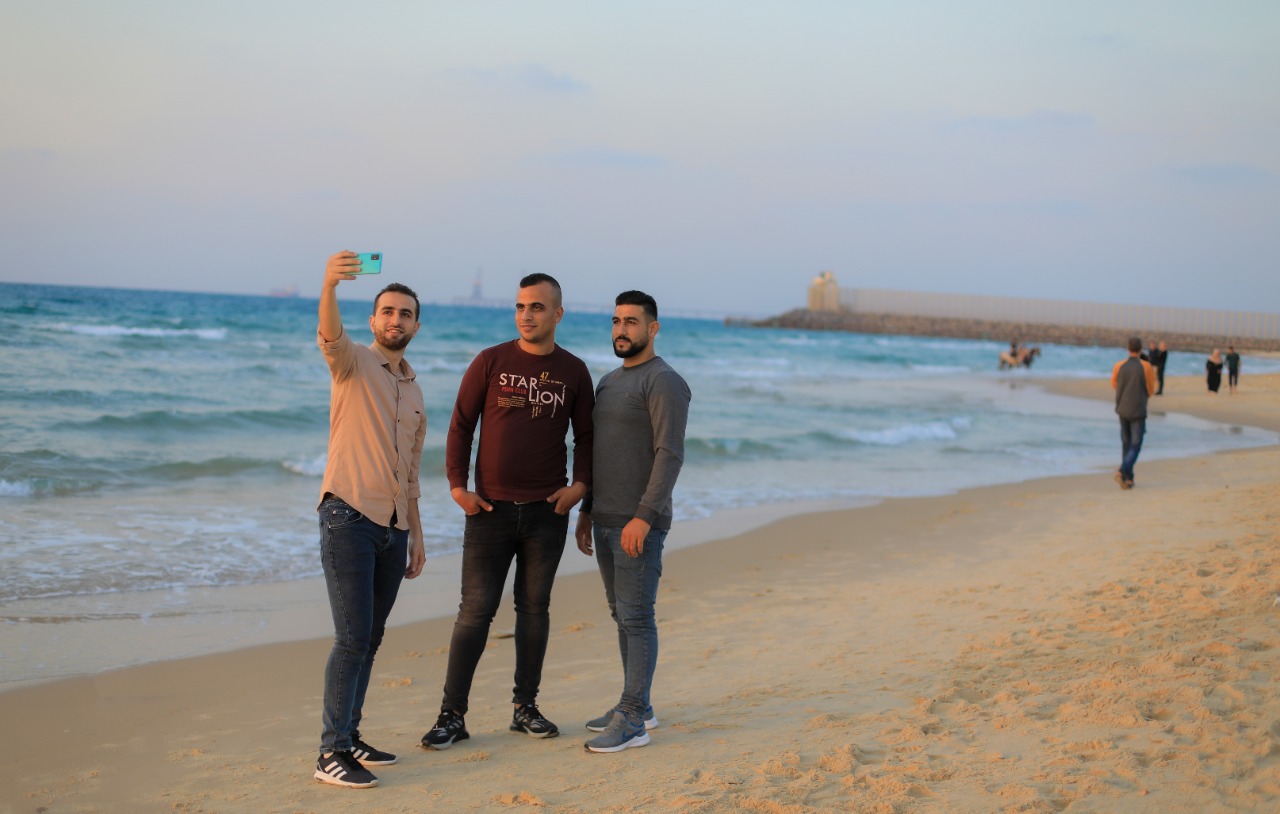 أجواء قضاء المواطنين في غزة الإجازة الأسبوعية مساء الجمعة 28 أكتوبر 2022