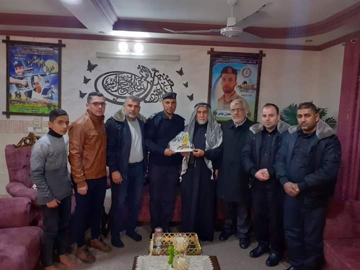 الداخلية تزور عوائل شهدائها بذكرى عدوان 2008