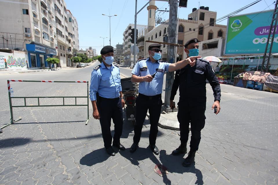 المناورة التدريبية المشتركة لمحاكاة وقوع إصابة بفيروس كورونا في حي مكتظ