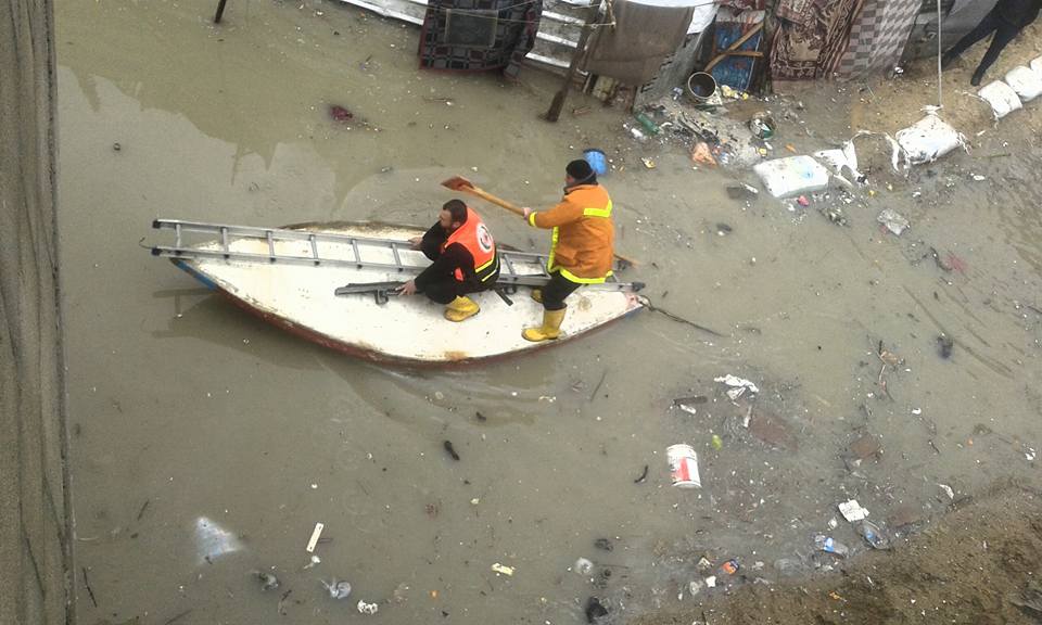 عمل أجهزة الداخلية المختصة خلال المنخفض 