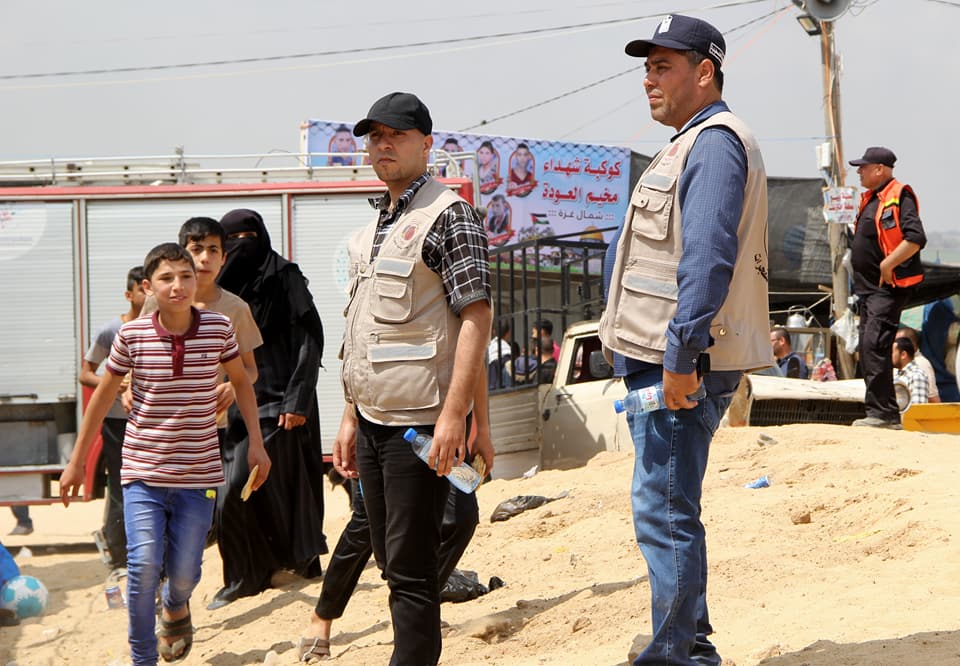 دعم وإسناد أجهزة الداخلية لجماهير مسيرة العودة في ذكرى النكبة