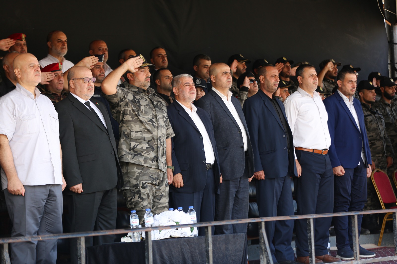 مديرية التدريب تُخرج عددًا من الدورات التدريبية فوج الشهيدين (عابد والعلاونة)