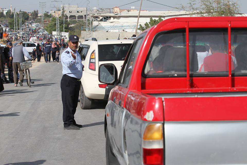 عمل الأجهزة الأمنية في الجمعة الثانية من فعاليات "مسيرات العودة"