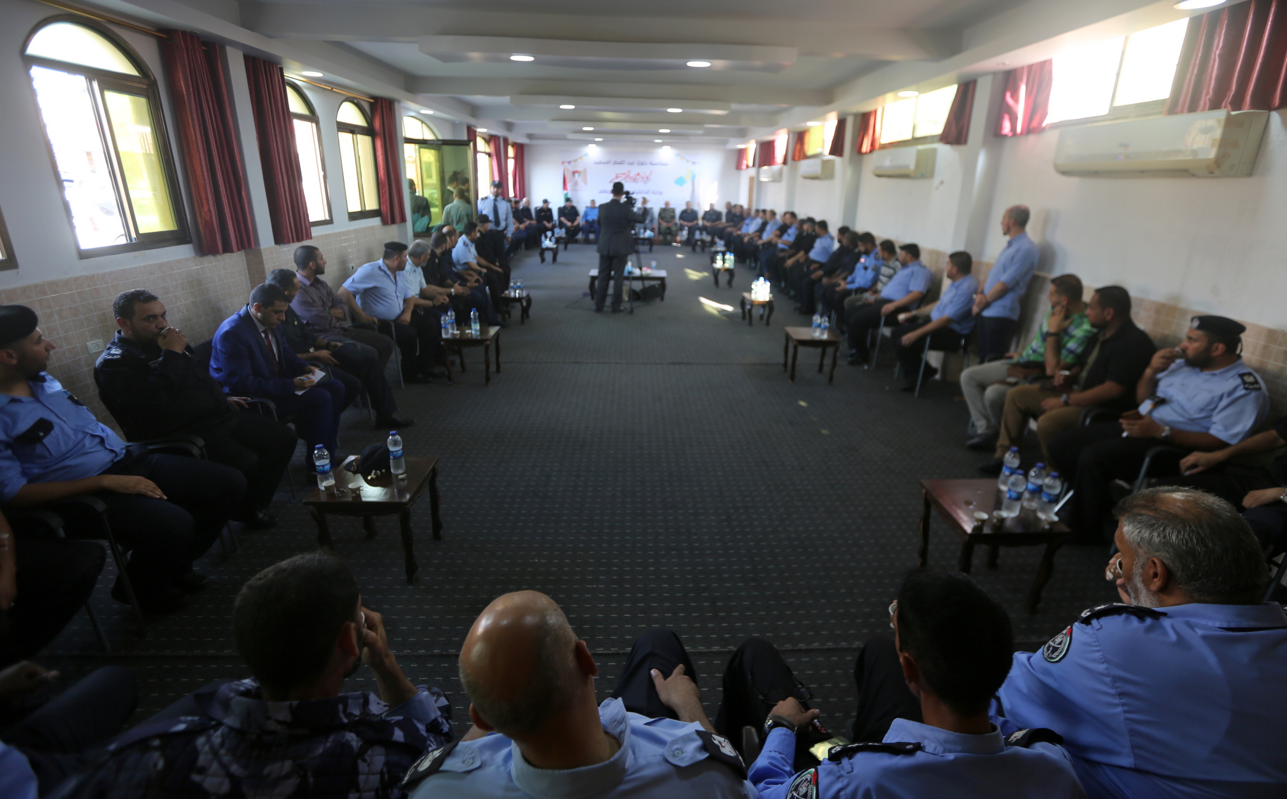 قيادة الداخلية تستقبل معايدة الأجهزة الأمنية والإدارات المركزية