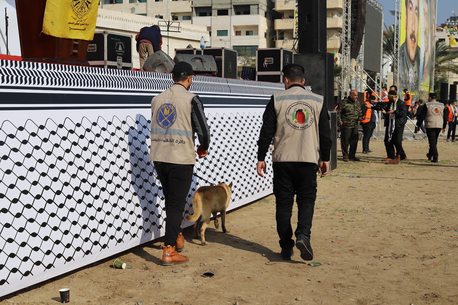 "أجهزة الداخلية" تؤمن مهرجان انطلاقة "فتح" بغزة