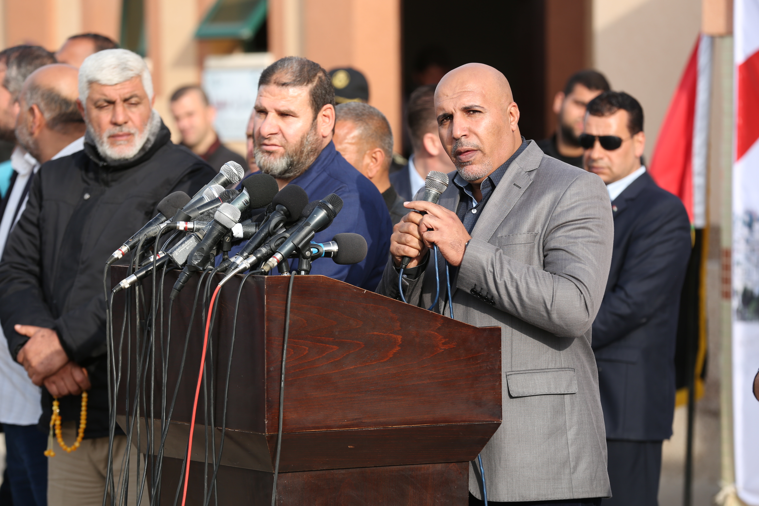 استقبال جثمان الشهيد العالم د. فادي البطش بمعبر رفح البري