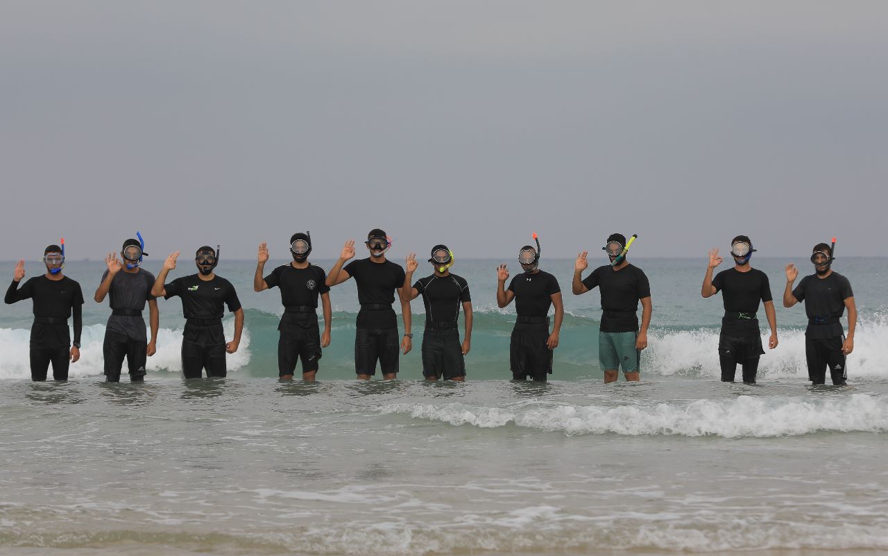 عمل الشرطة البحرية في تأمين البحر والساحل ومتابعة شؤون الصيادين 