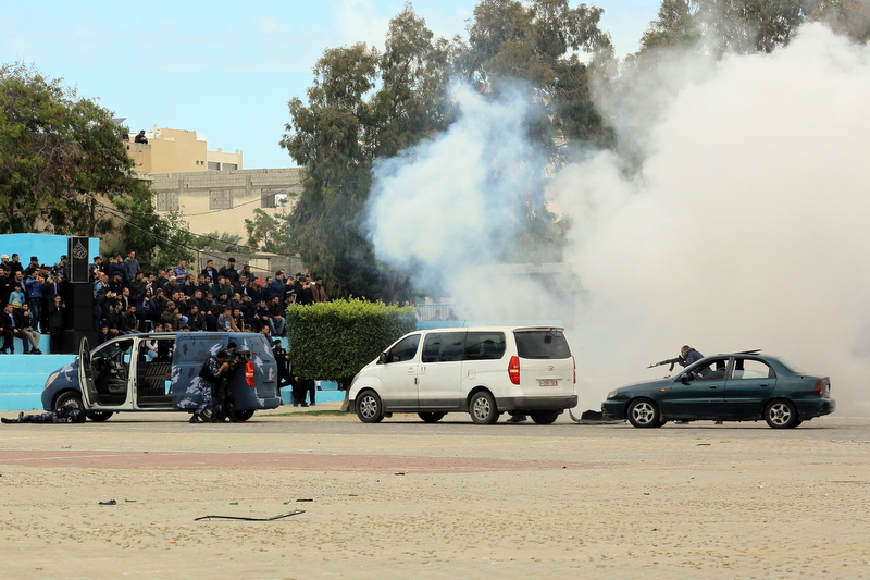 تخريج "دورة غزة سيف الأقصى" - ضباط وضباط صف بالشرطة 