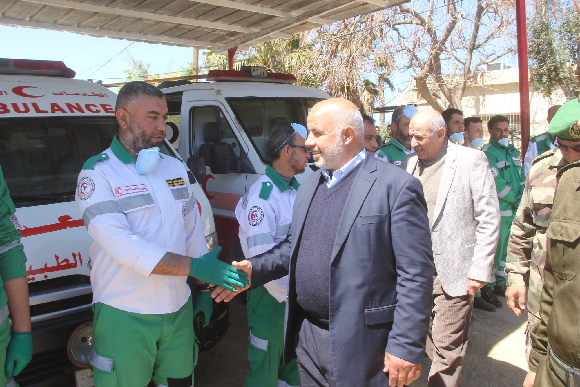 افتتاح محطة الإسعاف ومبنى العلاج الطبيعي بالخدمات الطبية العسكرية