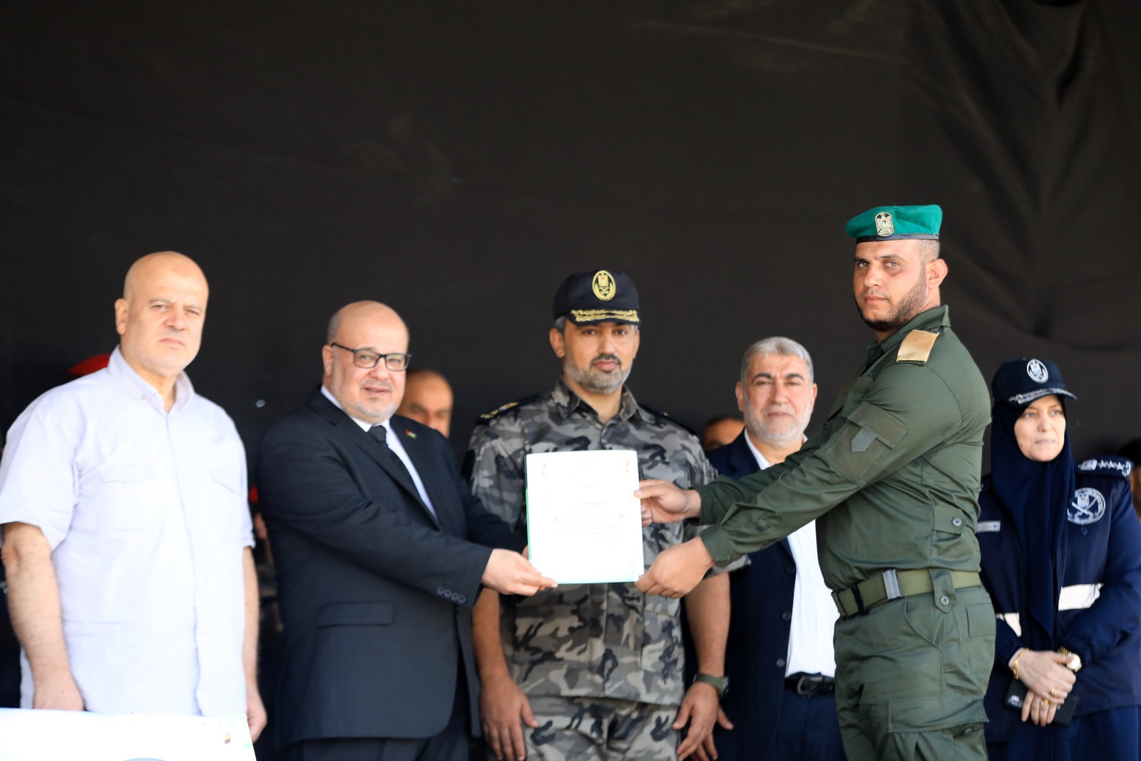 مديرية التدريب تُخرج عددًا من الدورات التدريبية فوج الشهيدين (عابد والعلاونة)