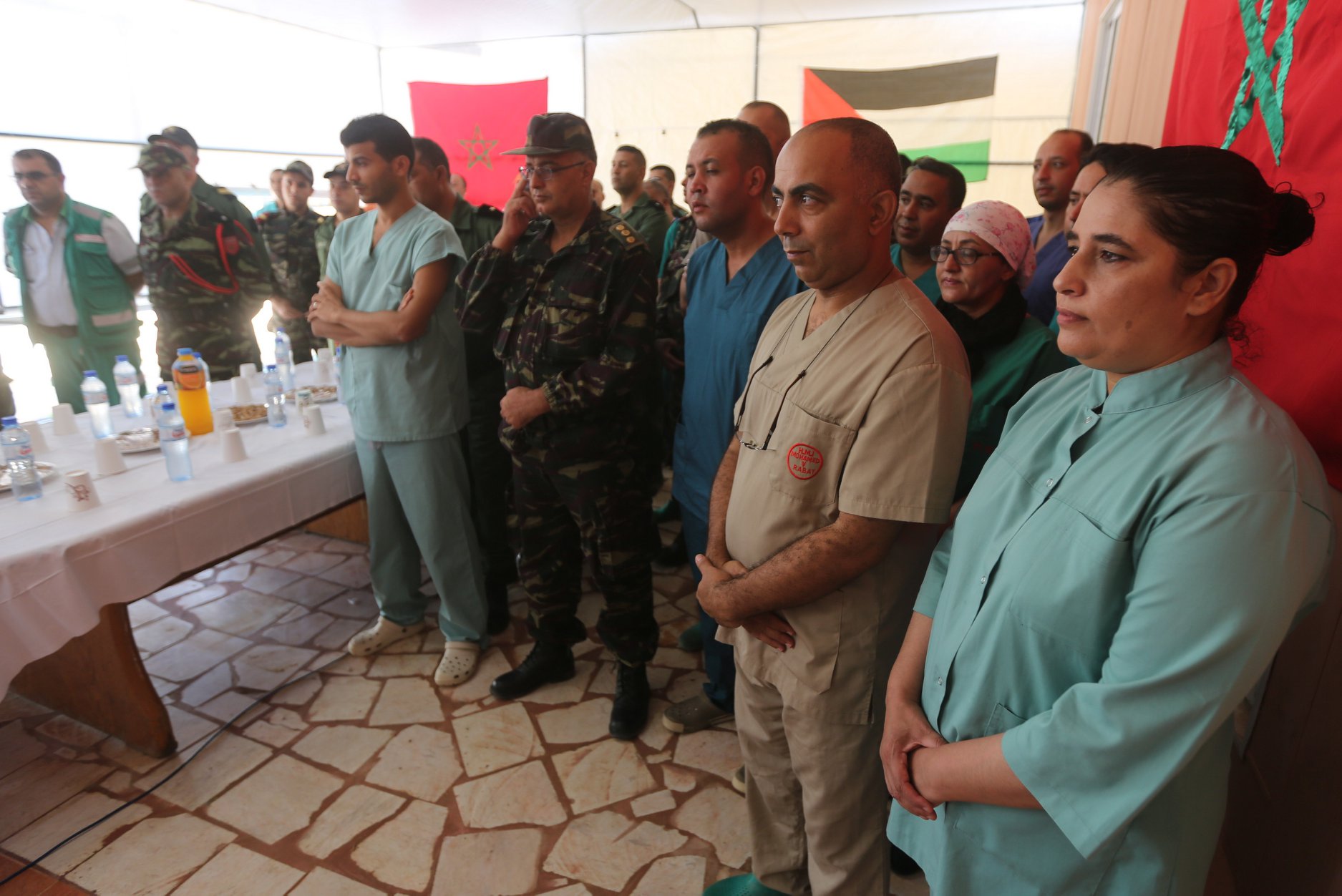 وزارة الداخلية تُكرم طاقم المستشفى الميداني المغربي