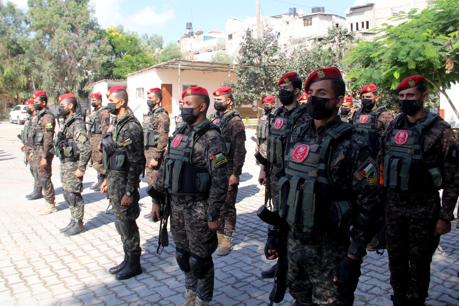 الشرطة العسكرية تُنظم طابوراً مركزياً