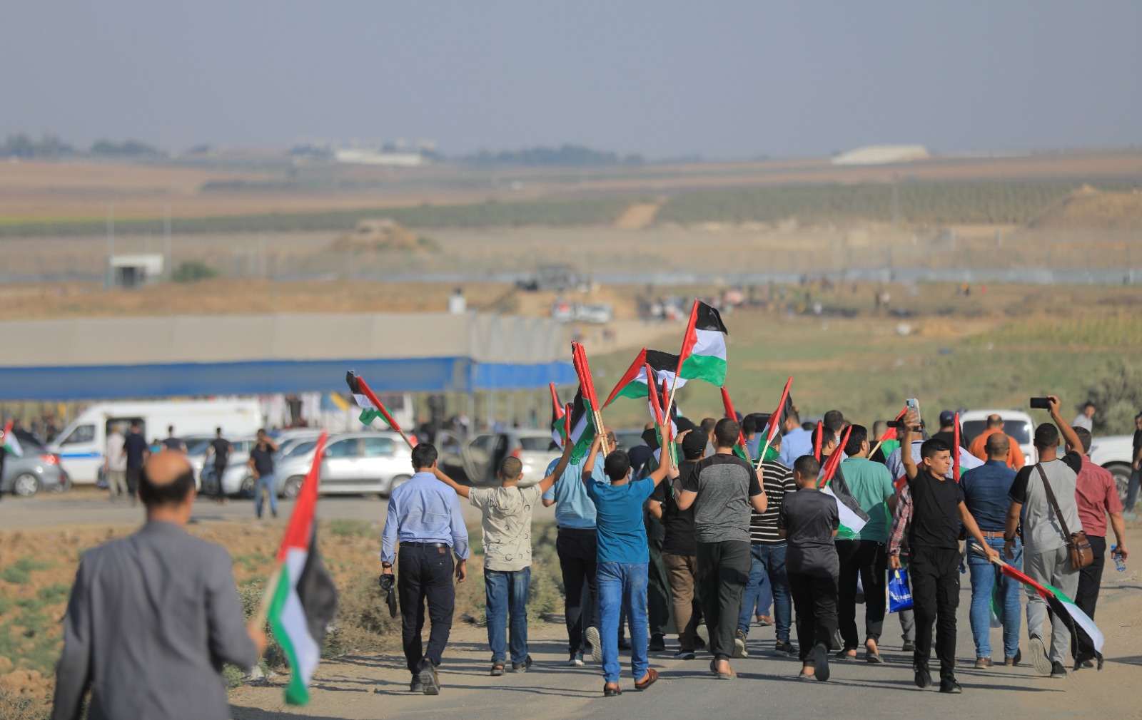 أجهزة "الداخلية" تُساند المشاركين خلال في فعالية ذكرى "إحراق الأقصى" شرق غزة