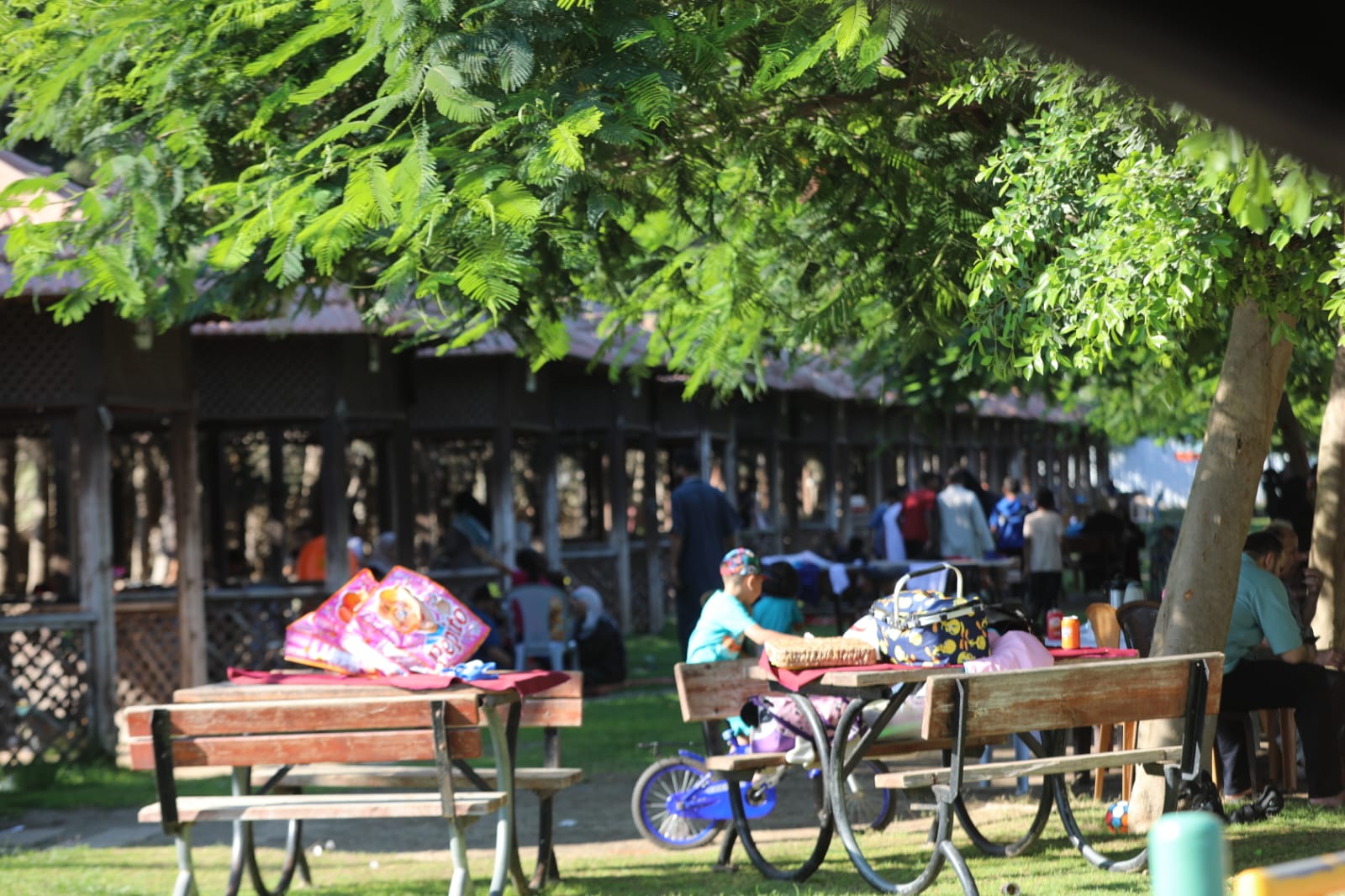 اصطياف المواطنين بغزة على شاطئ البحر وعدد من الأماكن الترفيهية خلال الإجازة الأسبوعية