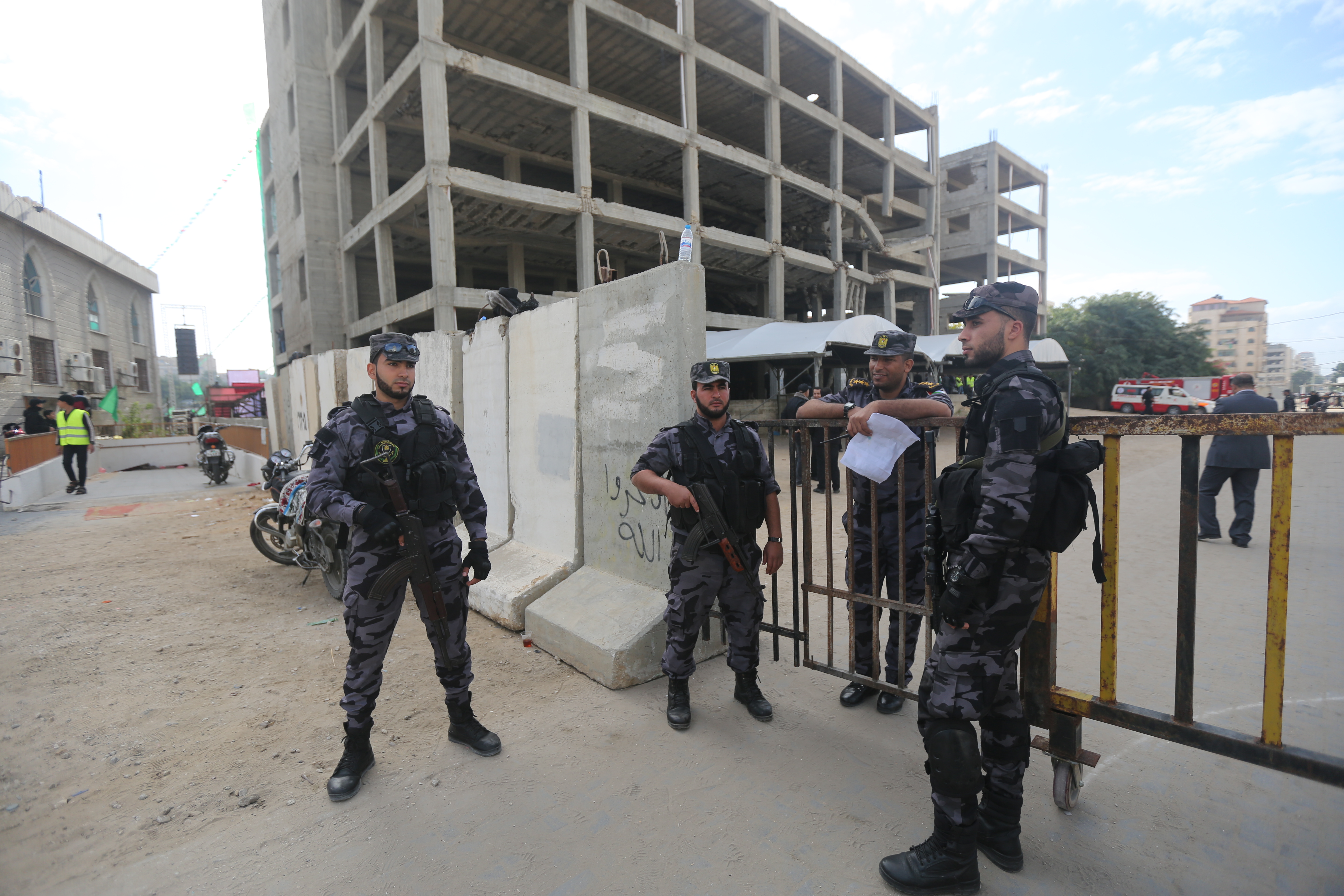 الداخلية تؤمن مهرجان انطلاقة حركة حماس