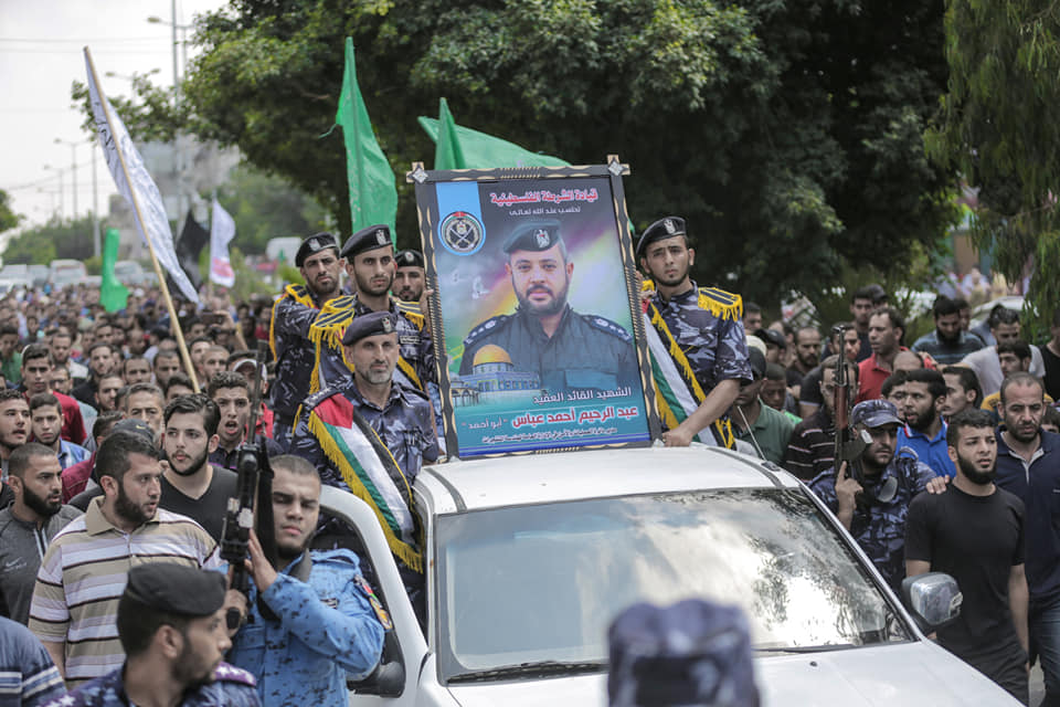 تشييع جثمان شهيد الواجب المقدم عبد الرحيم عباس
