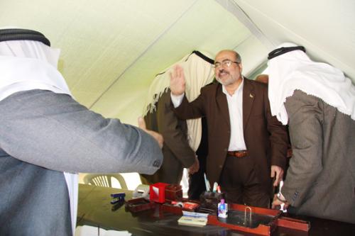 وزارة الداخلية تفتتح مكتب وزير الداخلية على انقاض 