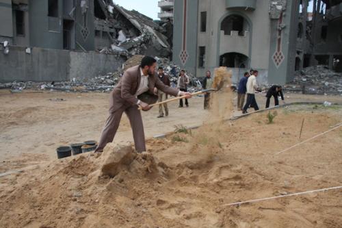 وزارة الداخلية تفتتح مكتب وزير الداخلية على انقاض 