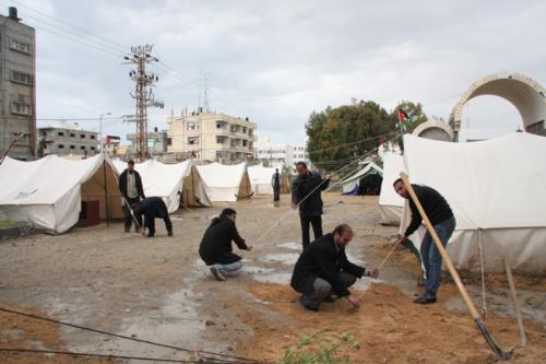 وزارة الداخلية تفتتح مكتب وزير الداخلية على انقاض 