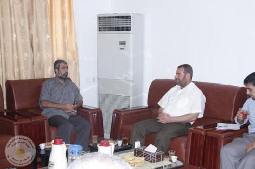 زيارة أ- خالد ابو هلال الى مكتب وزير الداخلية 