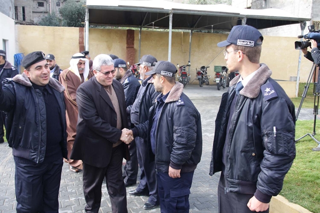 بالصور افتتاح مركز شرطه الزيتون 