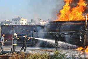 Egyptian Military Demolishes 10 tunnels on Gaza Border