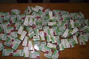 ضبط 24 فرش حشيش وحبوب "أترمال" بالوسطى