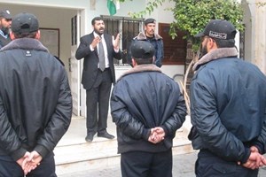 التوجيه السياسي بغزة ينظم جولة ميدانية لشرطة البلديات 