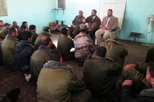 الكتيبة السادسة للأمن الوطني تنظم محاضرة تربوية لعناصرها