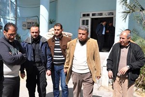 المراقب العام يتفقد عملية الإعمار في مركز التفاح والدرج