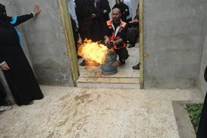 محاضرة عن الإطفاء والإنقاذ للحركة النسائية برفح